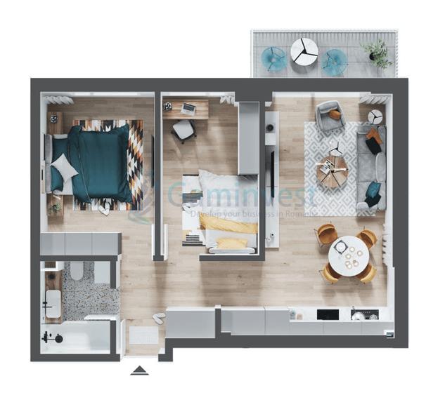 Apartament nou finisat 3 camere bloc nou Calea Aradului, Oradea