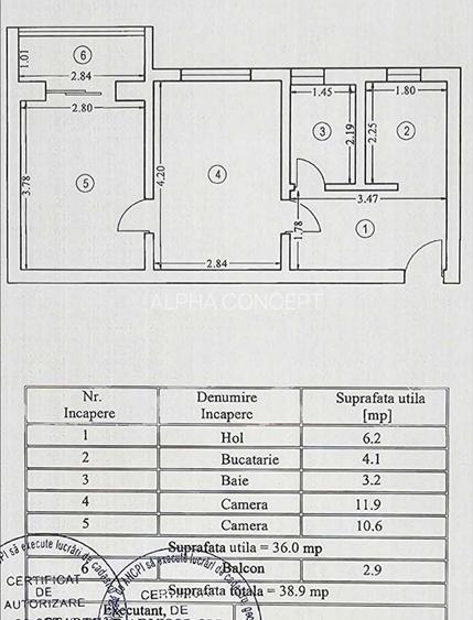 Apartament 2 camere City Park Tomis 3 - 7
