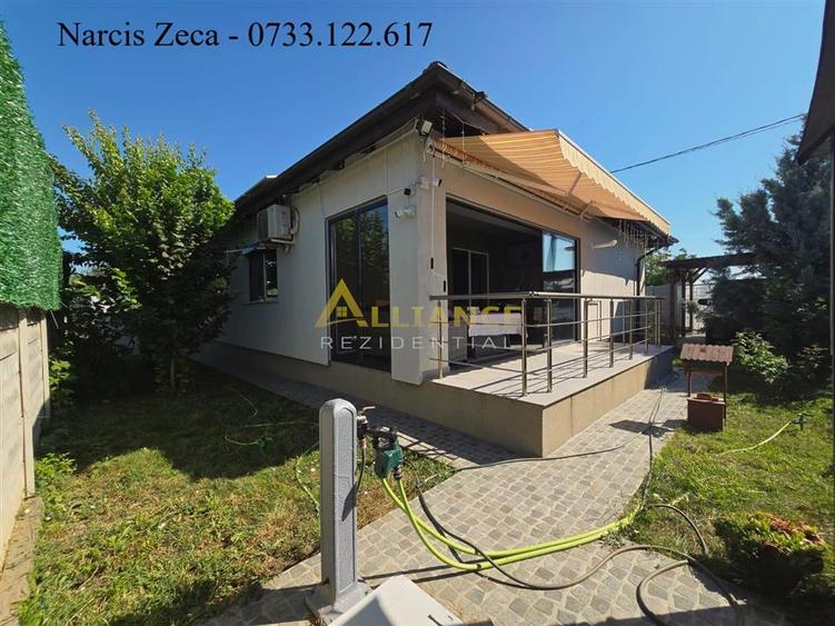 Casa individuala mobilata utilata - 3 camere 1 baie - teren 300mp