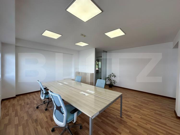 Spatiu birouri modern, 147 mp + terasa, 3 Parcari supraterane, zona Independente