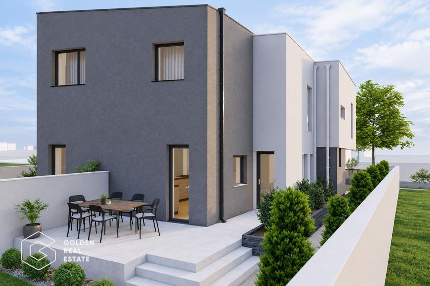 Duplex în Săcălaz, Unitate complet finisată, 108,9 mp utili