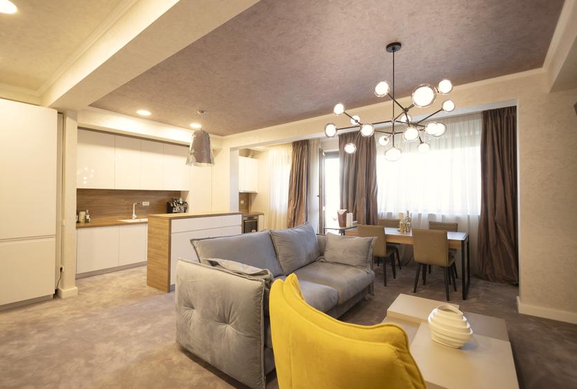 Băneasa–Sisești 79 mp + terasă 23 mp | mobilat & utilat, optim INVESTITIE