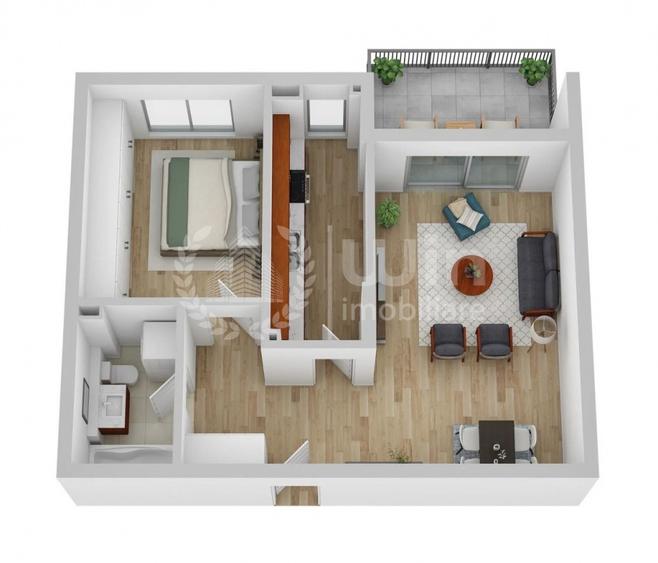 Apartament 2 camere | 56mp | mobil nou | Parcare | Andrei Muresanu
