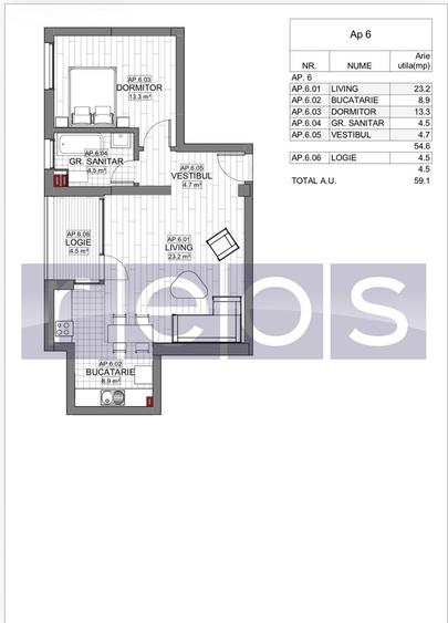 VANZARE APARTAMENT 2 CAMERE | LIZEANU | BLOC NOU | PARCARE | TERASA - 3