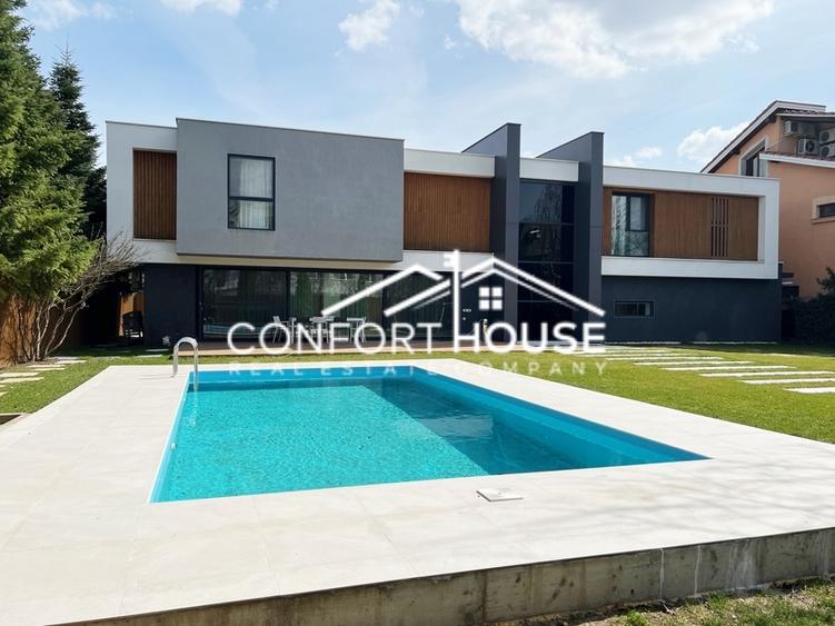 Vila cu arhitectura moderna, 6 camere, piscina, teren 1000mp, IANCU NICOLAE