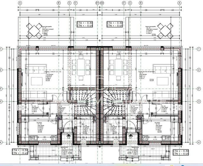 Duplex Modern cu 4 camere si gradina, In Selimbar