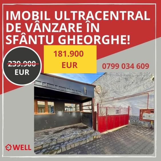 Imobil ultracentral de vânzare în Sfântu Gheorghe!