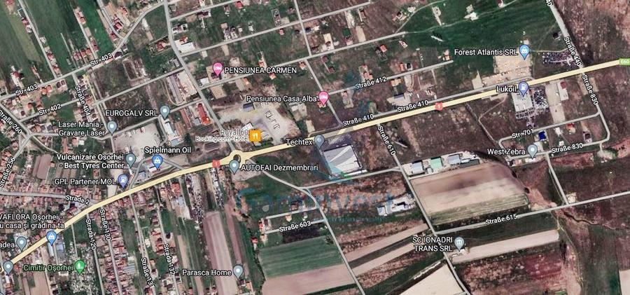 Teren intravilan de vanzare in Osorhei la 10 minute de Oradea