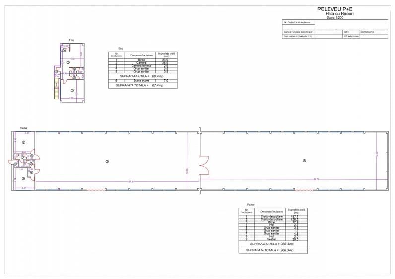 Zona Industriala (Dobrogea), hala 1.033 mp., constructie 2024, ISU tip C