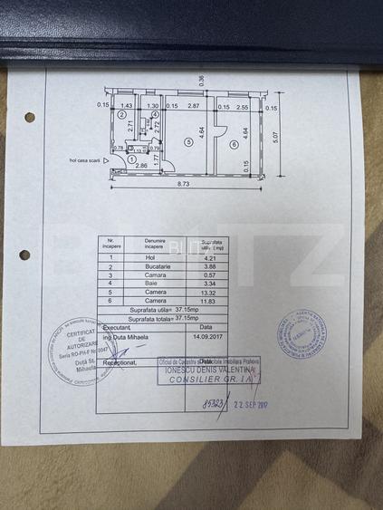 Apartament cu 2 camere, 38 mp, zona Malu Rosu - 9