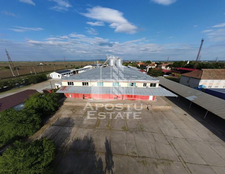 SPATIU INDUSTRIAL cu 3 hale si depozite acoperite