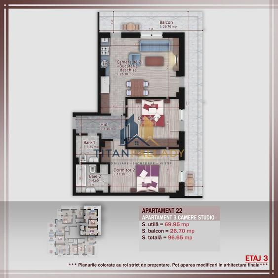 3 Camere Imobil Stil Boutique,Pallady-Nicolae Teclu,Metrou,1/2 Parcare