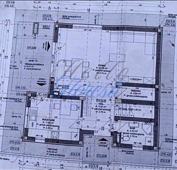 Casa individuala 130mp utili, 30mp terase, 400mp teren, 3 parcari, 4 camere