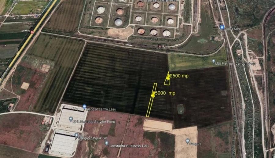 Vanzare teren intravilan, 7500 mp vizavi de Constanta Business Park