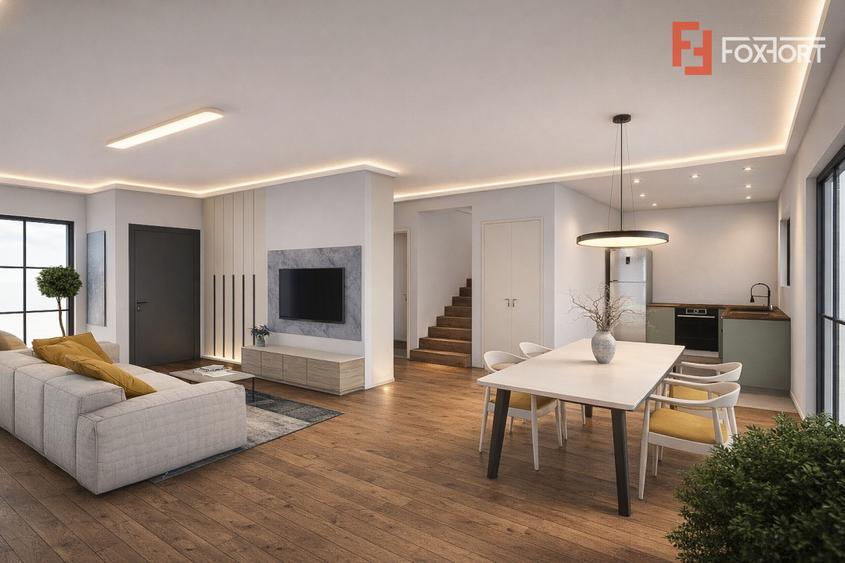Duplex de vanzare cu 4 camere, Parter + 1 Etaj - Giarmata