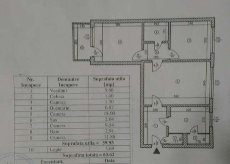 Apartament 3 Camere Semidecomandat Sos. Giurgiului
