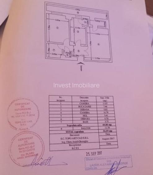 CENTRU-Hala Centrala- apartament 2 camere decomandat, etajul 1  - 5