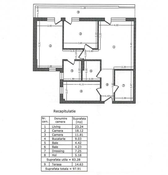 Apartament 3 camere 84mp +15mp terasa | 0 comision | Biharia Zeletin - 5