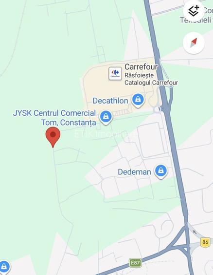 Teren 1650 mp la bl Madrid(Carrefour) deschidere 25 ml - 2