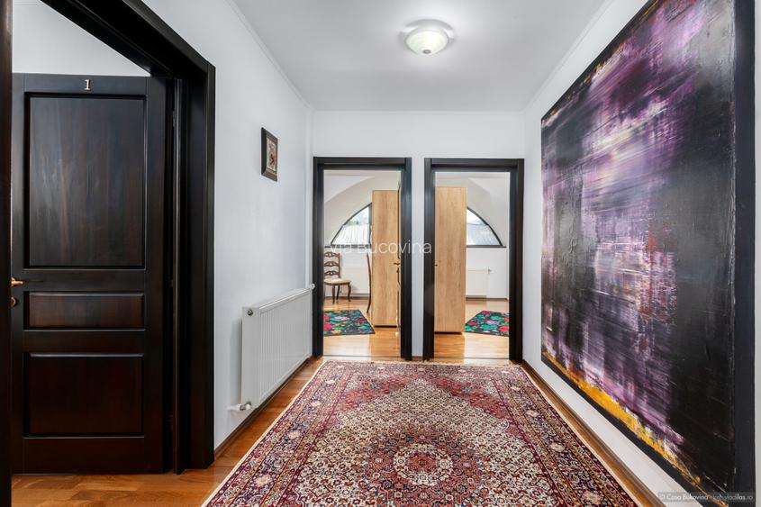 Casa de locuit sau vacanta 5 camere, 5 bai, 2600mp teren langa Humor - 12