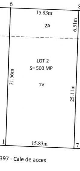 Teren intravilan Sorogari priveliste superba spre lac - 4
