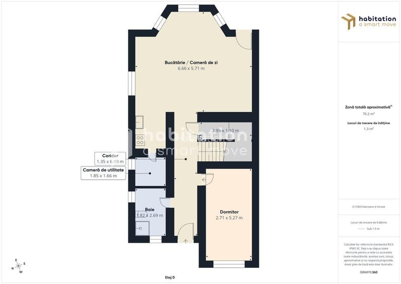 Tur virtual| Duplex 5 camere| spațios| în  Dumbrăvița | 0% Comision| - 34