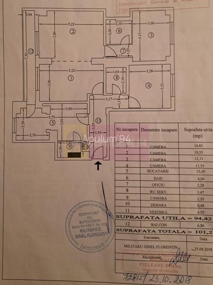 Apartament pe bd Decebal, stradal, - 15