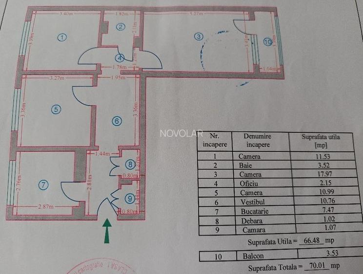 3 camere Doamna Ghica / Parcul Plumbuita / Necesita renovare - 4