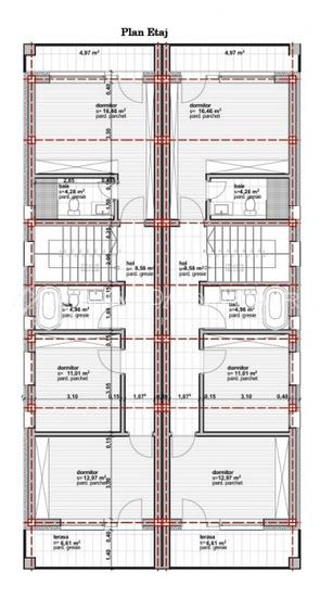 Unitate duplex | 185.5 mp utili | 450 mp teren | panorama | Voronet - 8