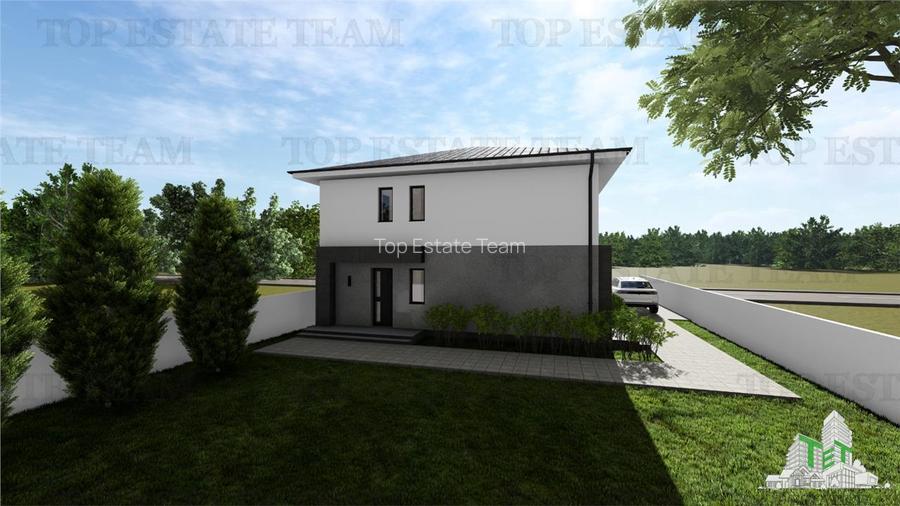 Cladire 240mp cu 2 spatii comerciale la inchiriat in centru Domnesti - 5