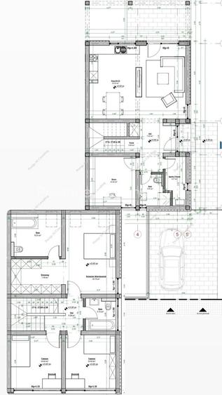 Duplex  4 Camere 250mp Teren| Mosnita Noua-Str Oituz - 1