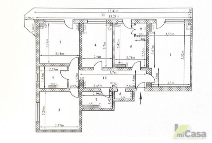 Apartament 4 Camere - Micro 18, Vis-a-Vis de Spitalul Județean, Galați - 1