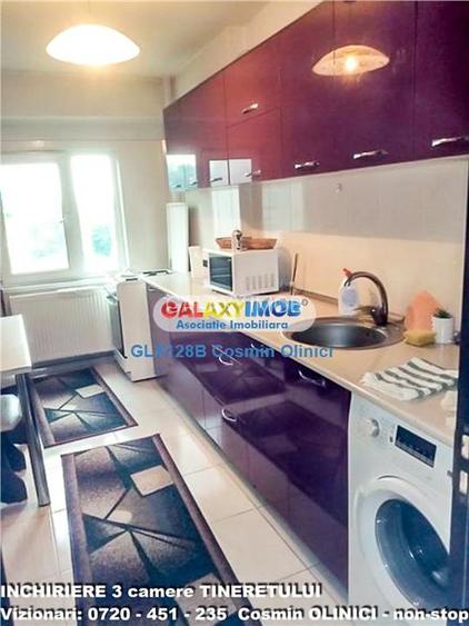 Apartament 3 camere Timpuri Noi Tineretului decomandat 70 mp metrou ap - 11
