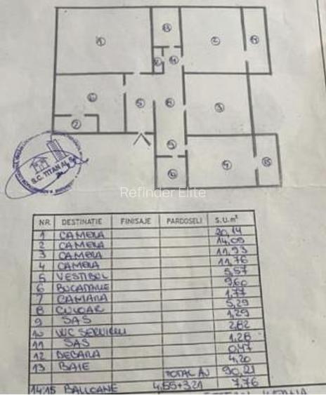 Apartament 4 camere 98 mp | mobilat si utilat | centrala proprie | Vitan Mall - - 21