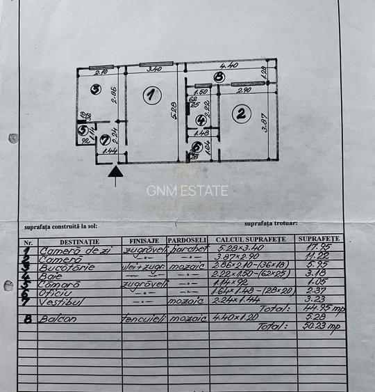 2 Camere Et. 9/9 Zona Lujerului - 6