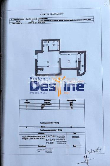Apartament 2 camere 45 mp mobilat si utilat complet - Bucium - 9