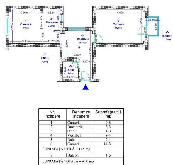 Apartament complet mobilat și utilat, cu acces imediat la metrou - 9