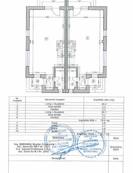 Vila tip duplex - 800 m de BLV. - Berceni - 1