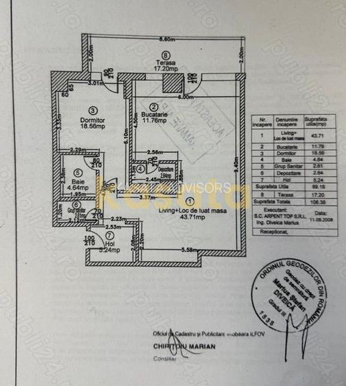 2 camere I 89 mp utili I 17 mp terasa I mobilat si utilat I Pipera - 16