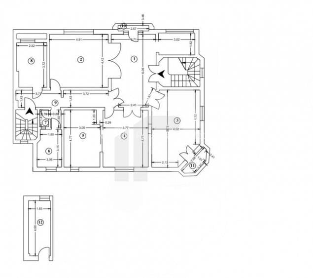 Apartament in Vila, 5 camere,  Alexandru Philippide 4, de renovat - 26