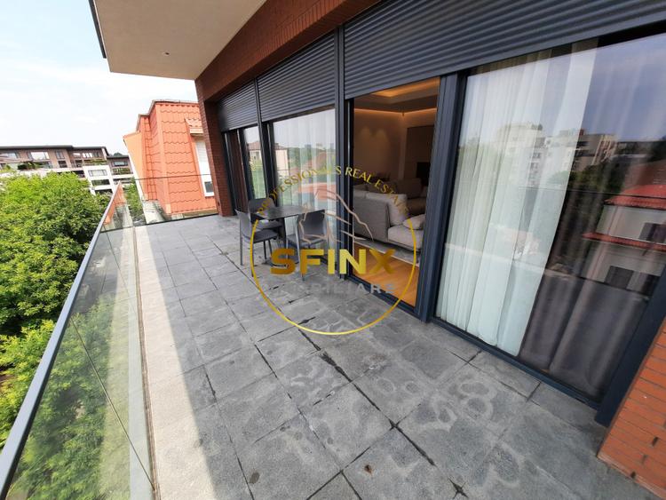 Primaverii, beautiful 3 room penthouse, 3 baths, large terraces, parking
