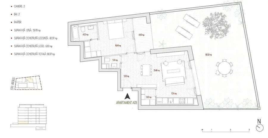 Apartament 2 camere, terasa, gradina| Parc Cismigiu I Metrou Eroilor I - 13