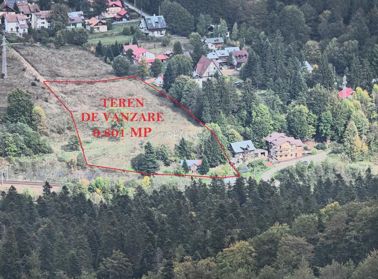 TEREN PENTRU DEZVOLTARE SINAIA-CUMPATU Str. Zamora-9.801 mp-Comision 0% - 27