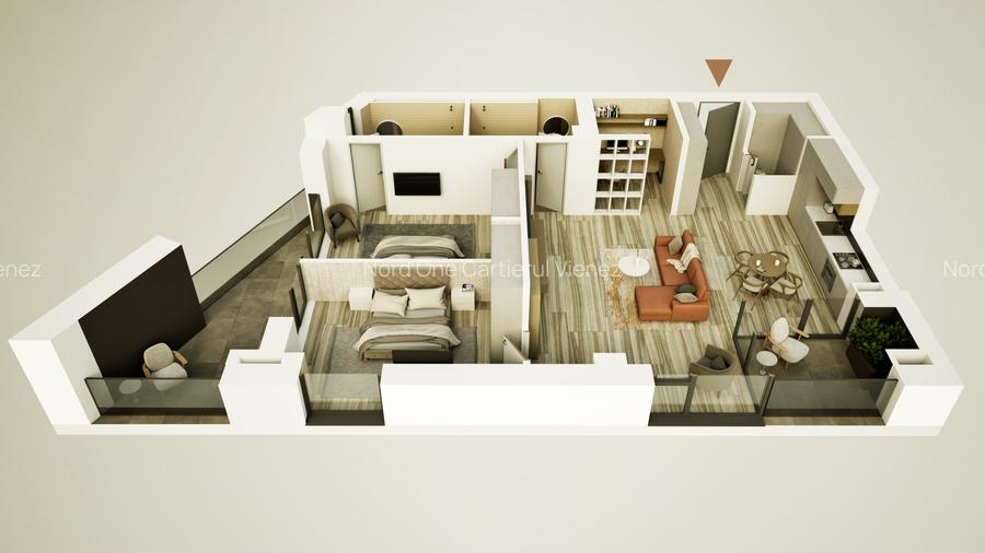 Cartierul Vienez: 3,5 camere cu spațiu extins, logie 10 mp, centrul Timișoarei - 2