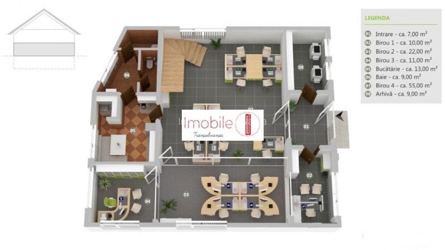 Vila moderna Zorilor | Comision Zero |  Parcare - 12