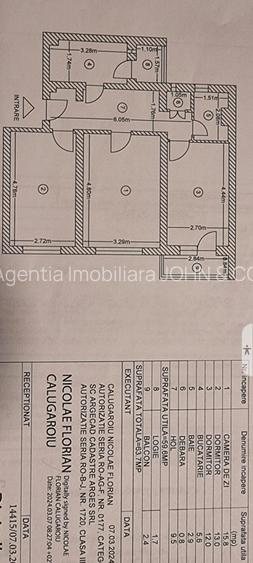 Vand apartament 3 camere, Pitesti, str. Negru Voda, etaj 1, decomandat - 11