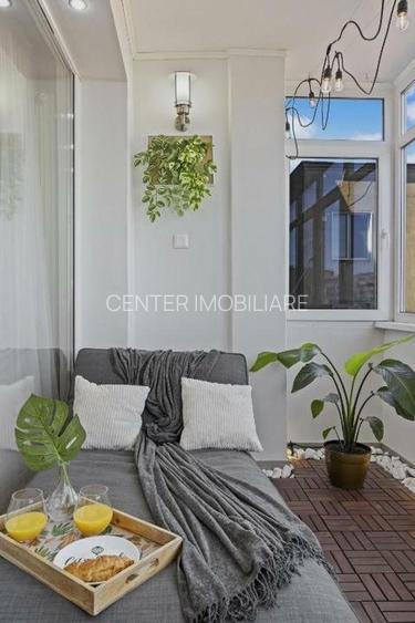 Piata Romana, 2 camere cu vedere superba, terasa, centrala proprie - 14