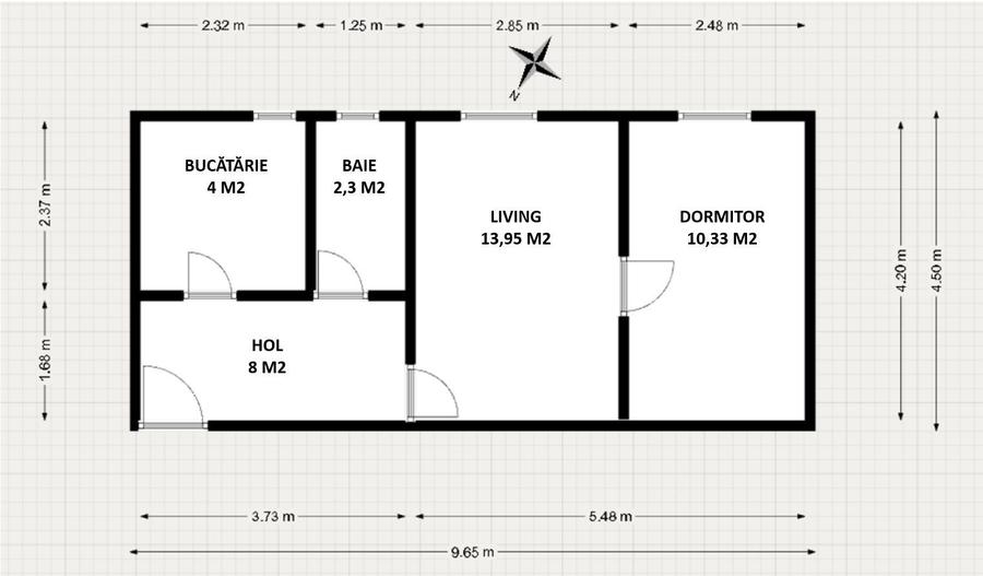Apartament 2 camere de vanzare, Aleea Rosiorilor Sibiu - 7