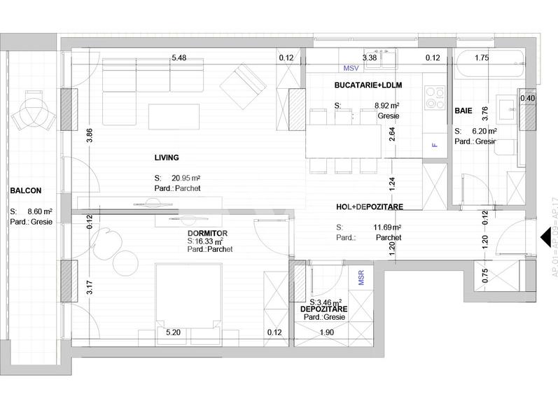 Apartament 2 camere I 7% DISCOUNT I Predare 2026 I 0% Comision - 14