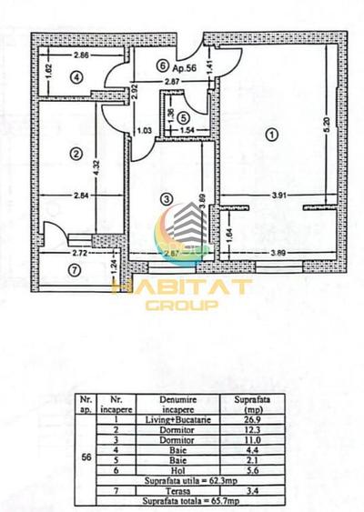 Apartament 3 camere- mobilat si utilat- metrou Berceni - 13